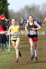 Lydia Turner (North East) and Harriet Knowles-Jones (Cheshire) lead the under-17 womens Inter Counties Cross Country, Cofton Park, Birmingham. Photo: David T. Hewitson/Sports for All Pics